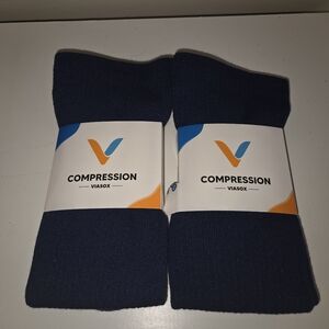Viasox Women's Compression Socks - Deep Blue